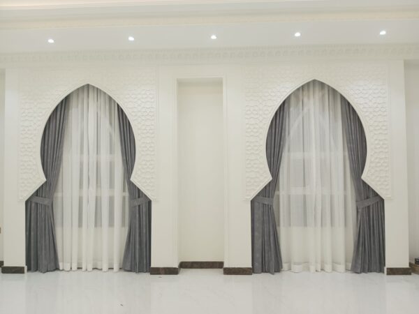 Opulent Velvet Curtain Set with Sheer Panels