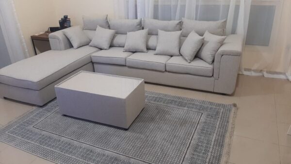 Contemporary Grey Sectional Sofa