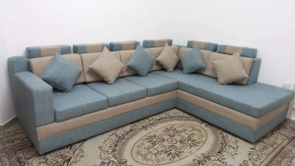 Modern Two-Toned Sectional Sofa